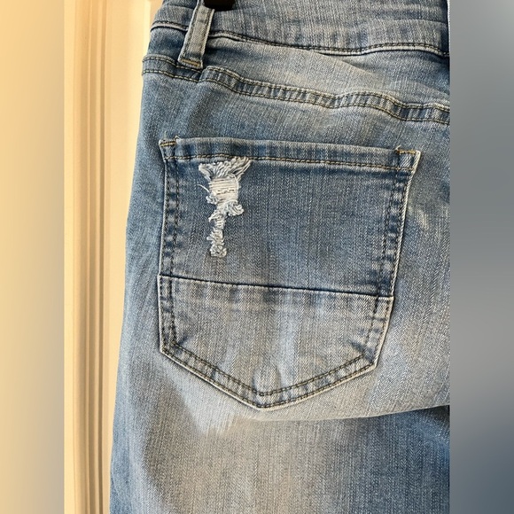 Resfeber Los Angeles Designer Medium Wash, Distressed Jeans Women’s Size 6 - Picture 2 of 16